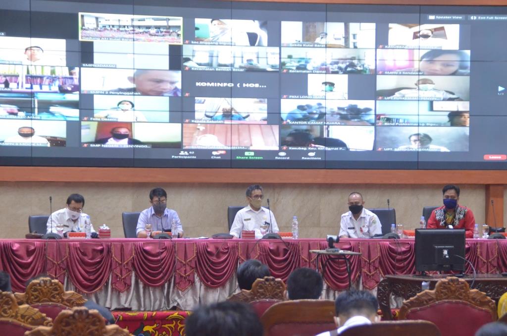 Sosialisasi Pelatihan Simda Cms V4 Terintregasi Dengan Sistem Bankaltimtara Oleh BPKP Provinsi Kalimantan Timur